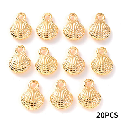 Shell CCB Spacer Beads