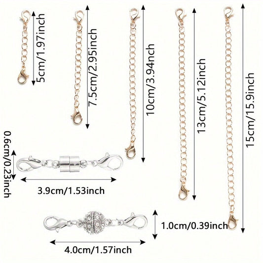 28-Piece Magnetic Clasp Set