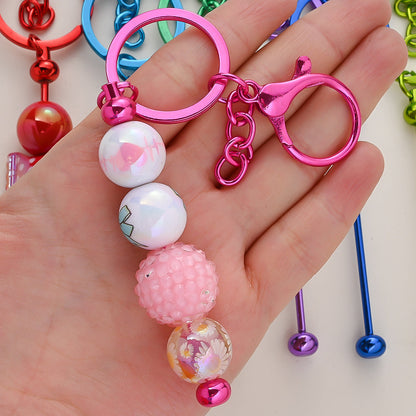 UV Metal Beadable Keychain Set