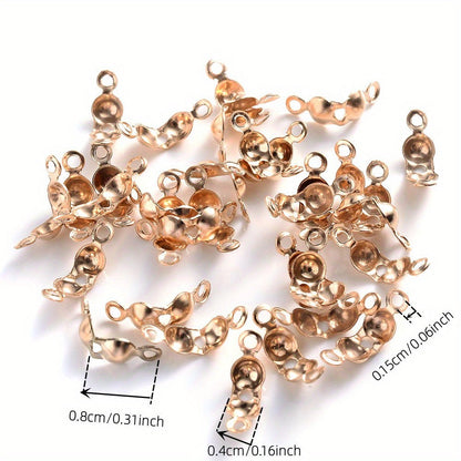 800-Piece Crimp Bead Calotte Knot Covers