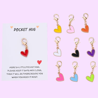 Heart Keychain with Thank You Card
