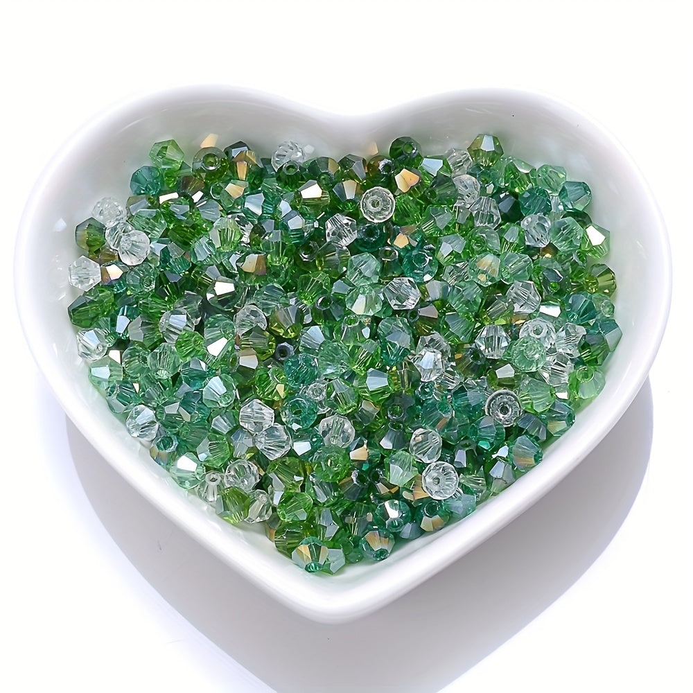 AB Multicolor Diamond Faux Crystal Beads