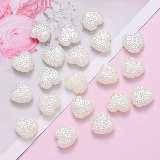 White Acrylic Love Beads