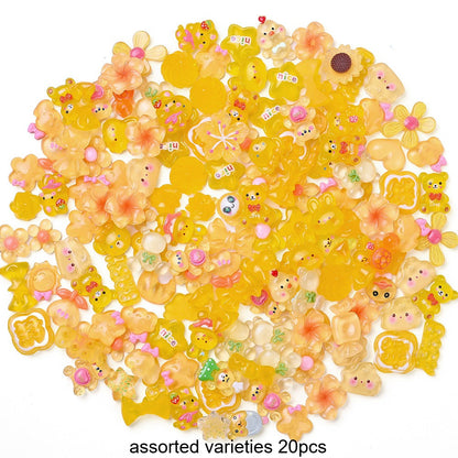 Icy Animal & Flower Resin Beads