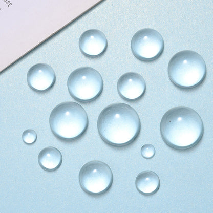 20/50PCS Transparent Dome Glass Cabochon Set
