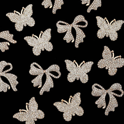 Golden Bow Flatback Embellishments