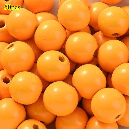 Dog-Themed Wooden Beads