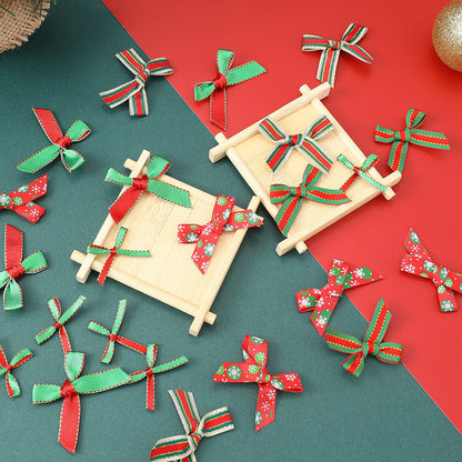 Christmas Mini Satin Ribbon Bows