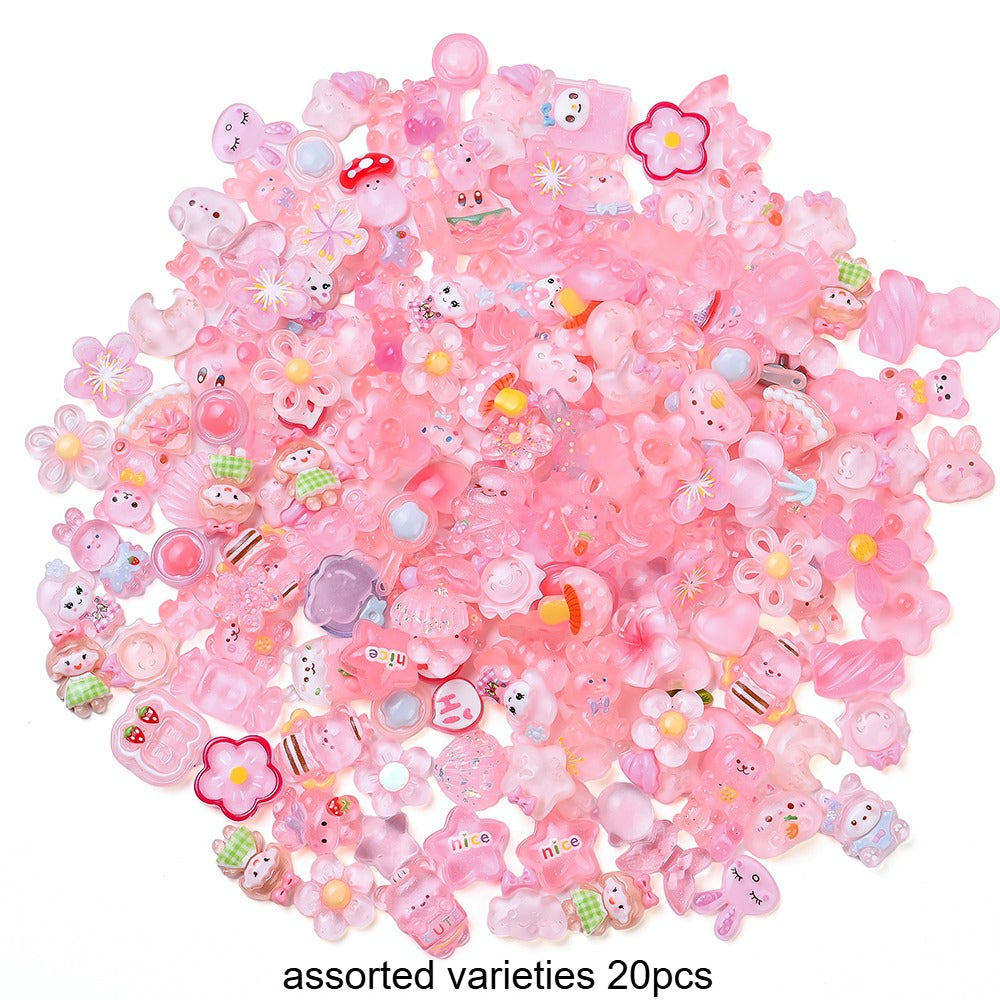 Icy Animal & Flower Resin Beads