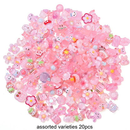 Icy Animal & Flower Resin Beads