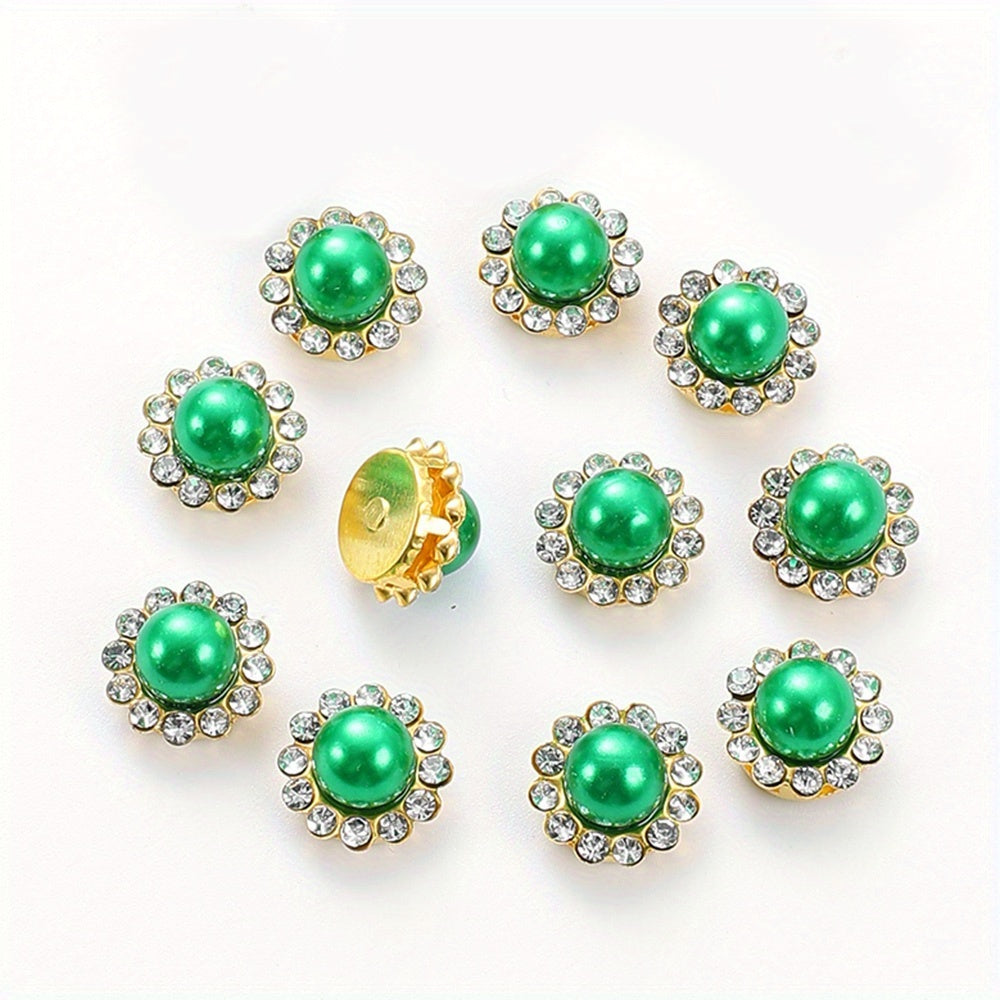 Acrylic Diamond Imitation Pearl Patches