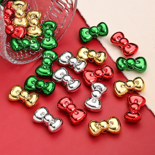 Bow Shape Acrylic Beads