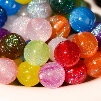 Starry Sky Glitter Beads