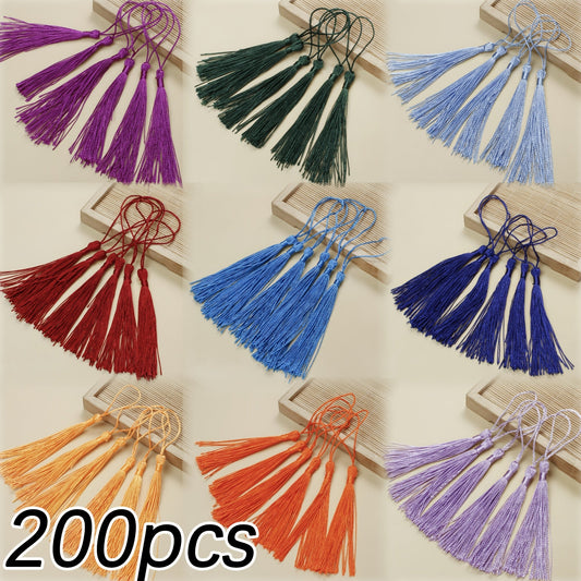 Vibrant Long Tassel Set