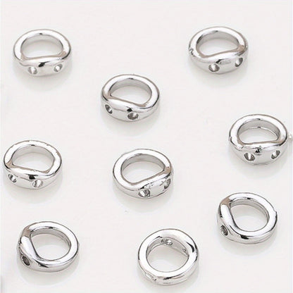 Copper Round Jewelry Clasp Connectors