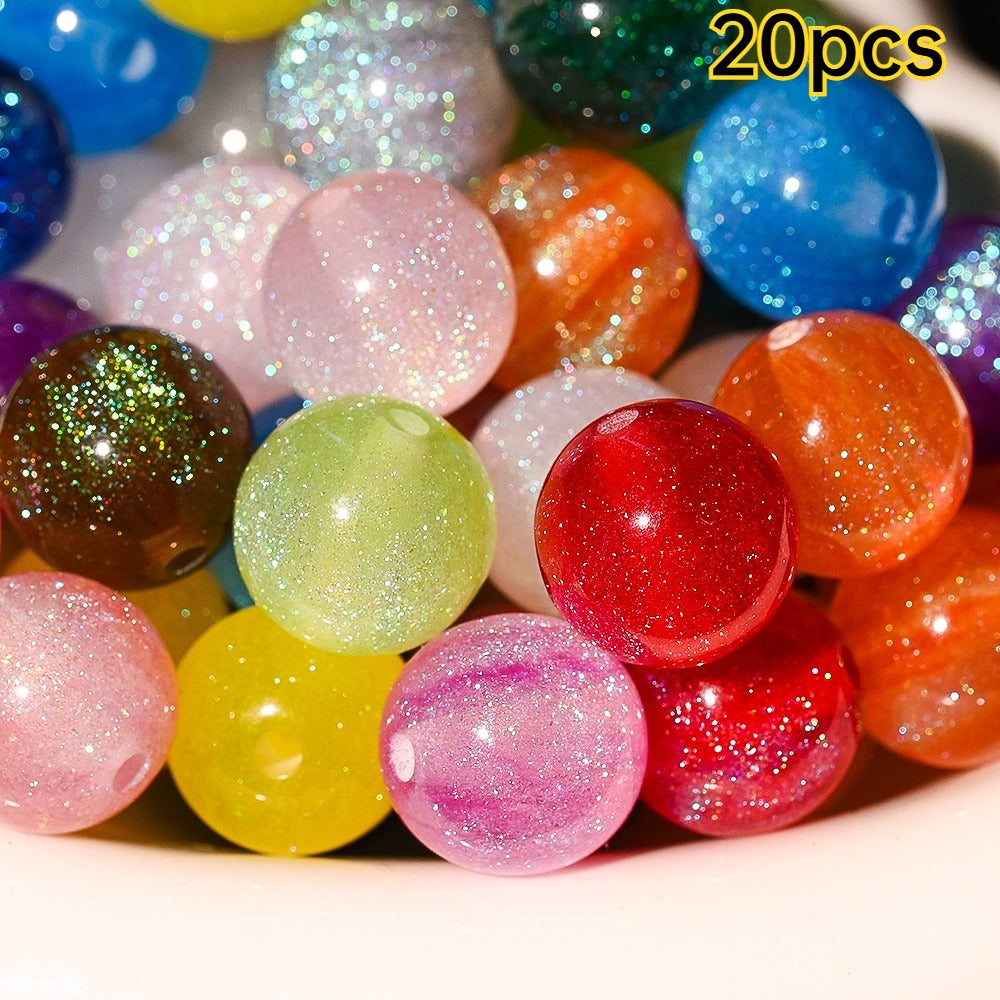 Starry Sky Glitter Beads