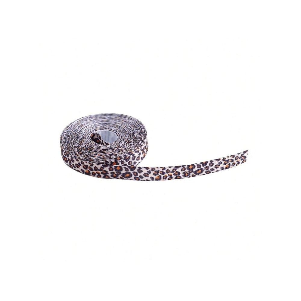 1 cm Fashion Animal Print Fabric Ribbon