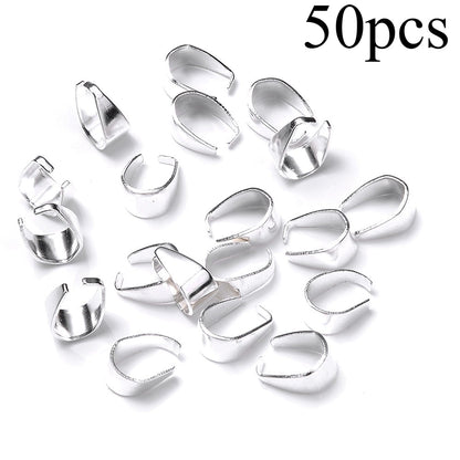 50-Piece Mini Seed Clasps for Jewelry Making