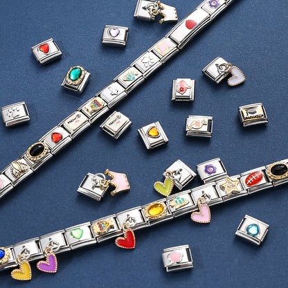 1PC Stainless Steel Modular Bracelet Link Set