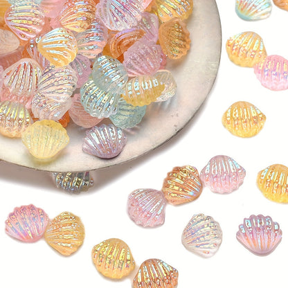 Mixed Glitter Acrylic Beads