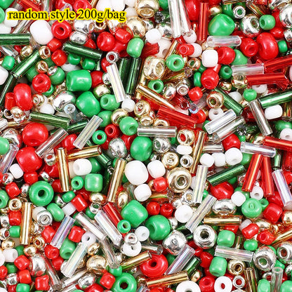Christmas Glass Seed Beads