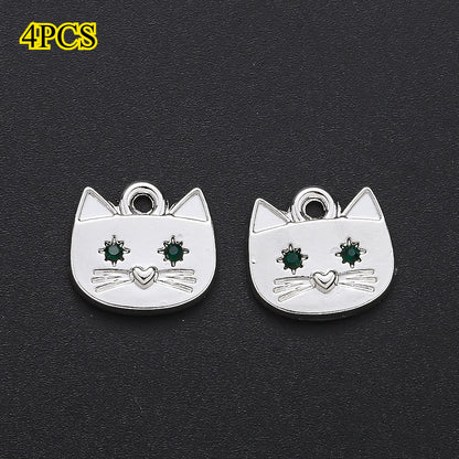 Cat Alloy Pendant Charms