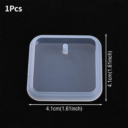 Transparent Silicone Pendant and Keychain Molds