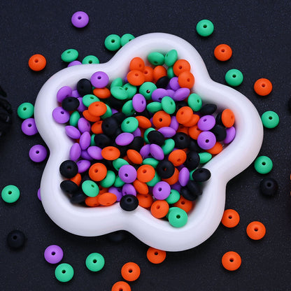 Silicone Abacus Spacer Beads