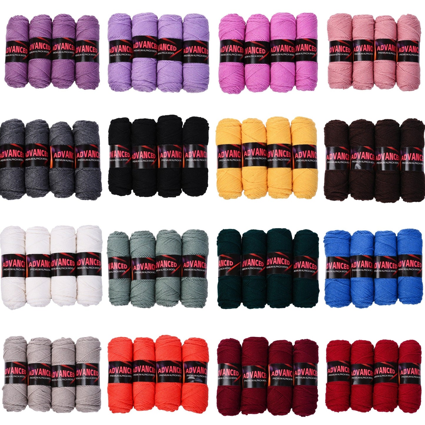 Multicolor Soft Yarn Set