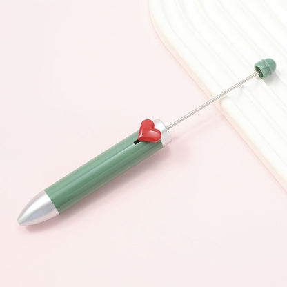 155x14 mm Creative Plastic Beaded Ballpoint Pen