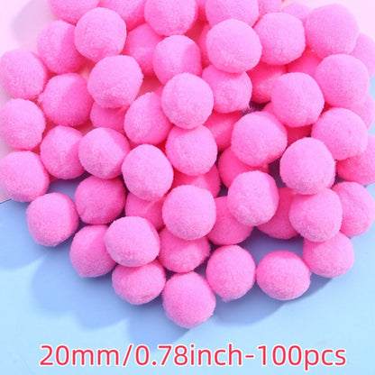 Rainbow Pom Pom Balls