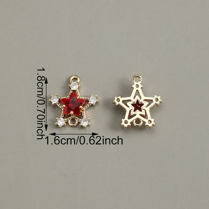 Glass Star Pendants