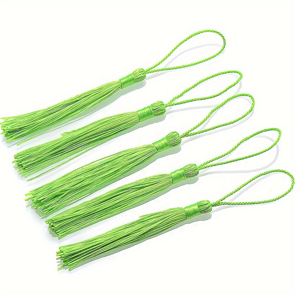 Vibrant Long Tassel Set