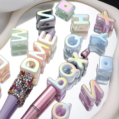 18x21 mm Acrylic Letter Beads