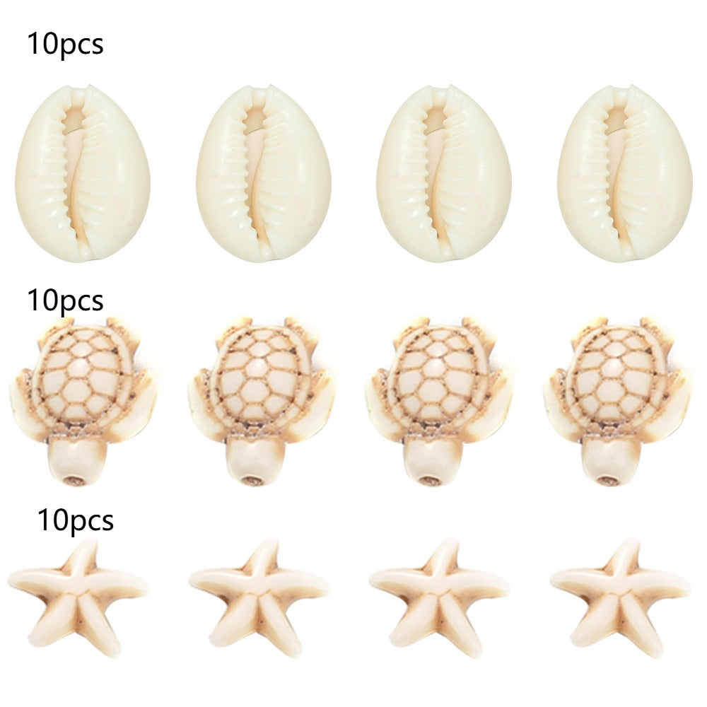Sea Theme Turtle Starfish Beads