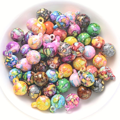 Round Acrylic Pendant Charms