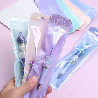 Iridescent Self-Sealing Jewelry Bags