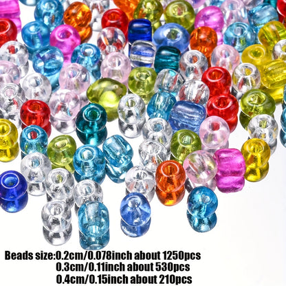 2/3/4mm Glass Seed Beads