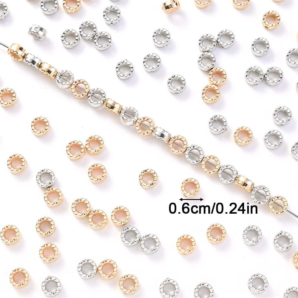 Round CCB Spacer Beads
