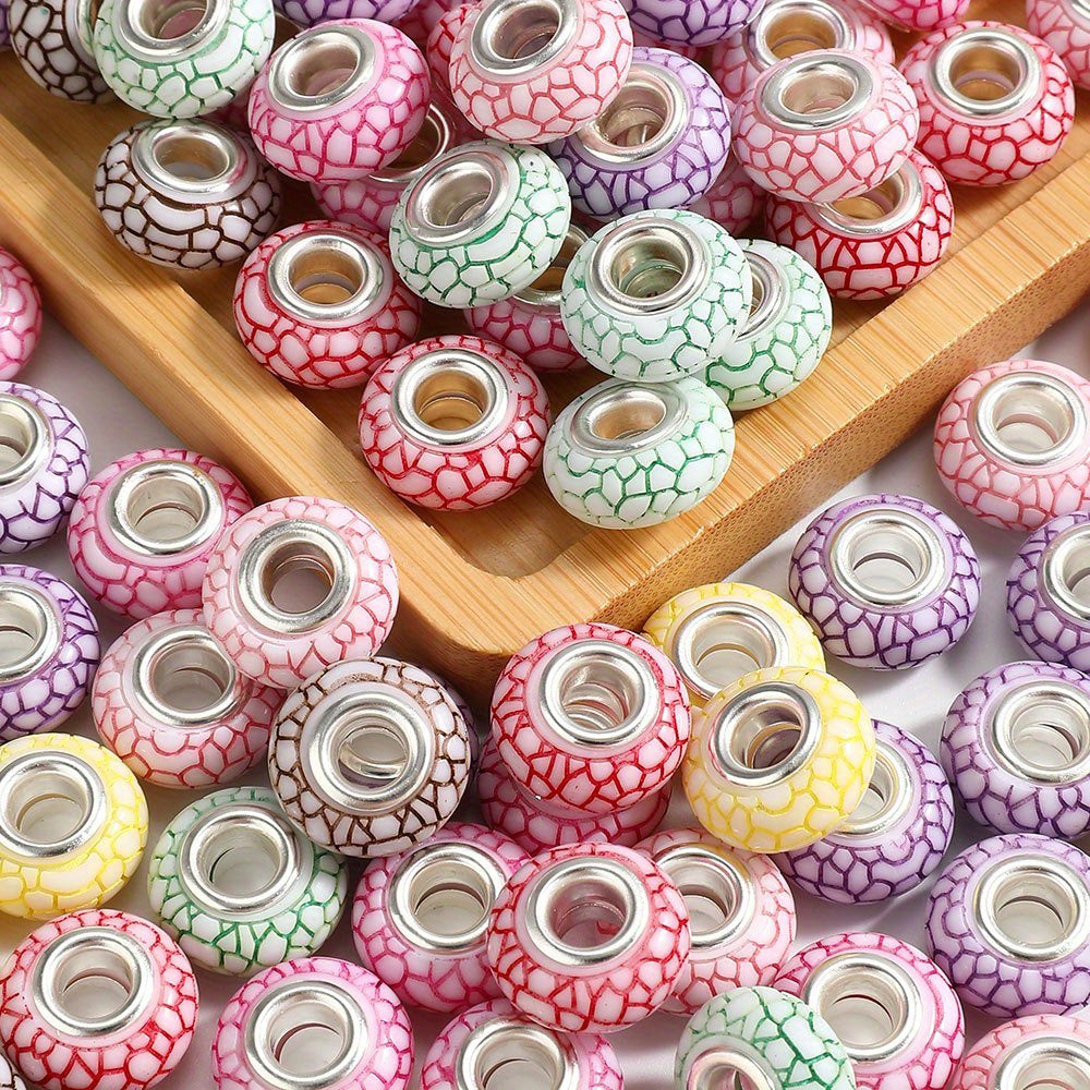 Acrylic Large Hole Beads
