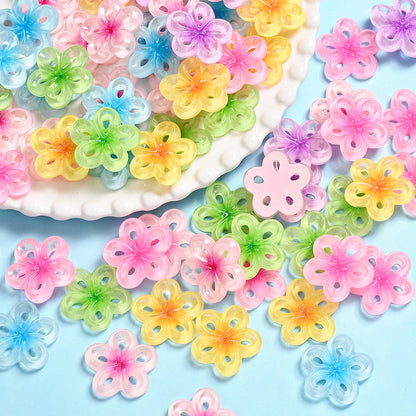 Gradient Flower Beads