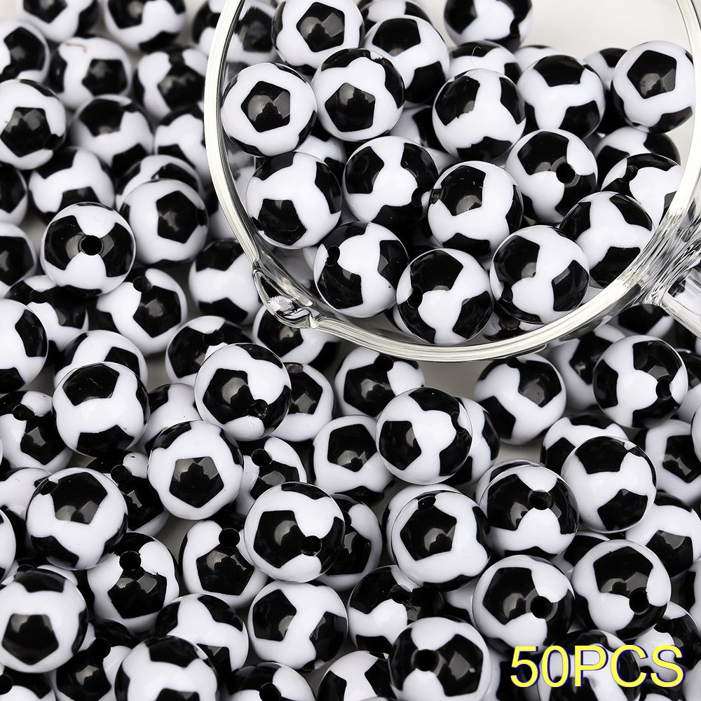 30/50/100PCS 10mm Gradient Resin Bead Set