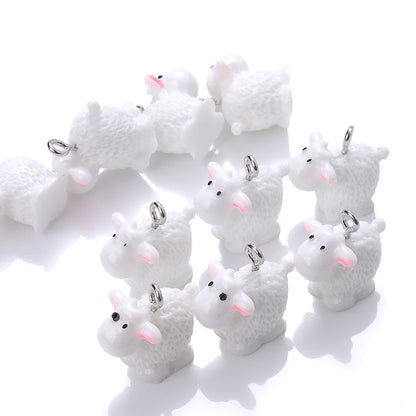 Resin Lamb Pendants