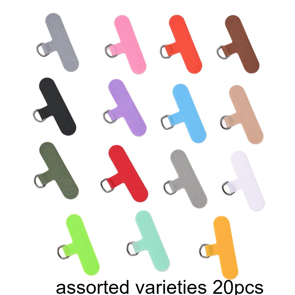 20PCS Multicolor Universal Phone Lanyard Patch Set