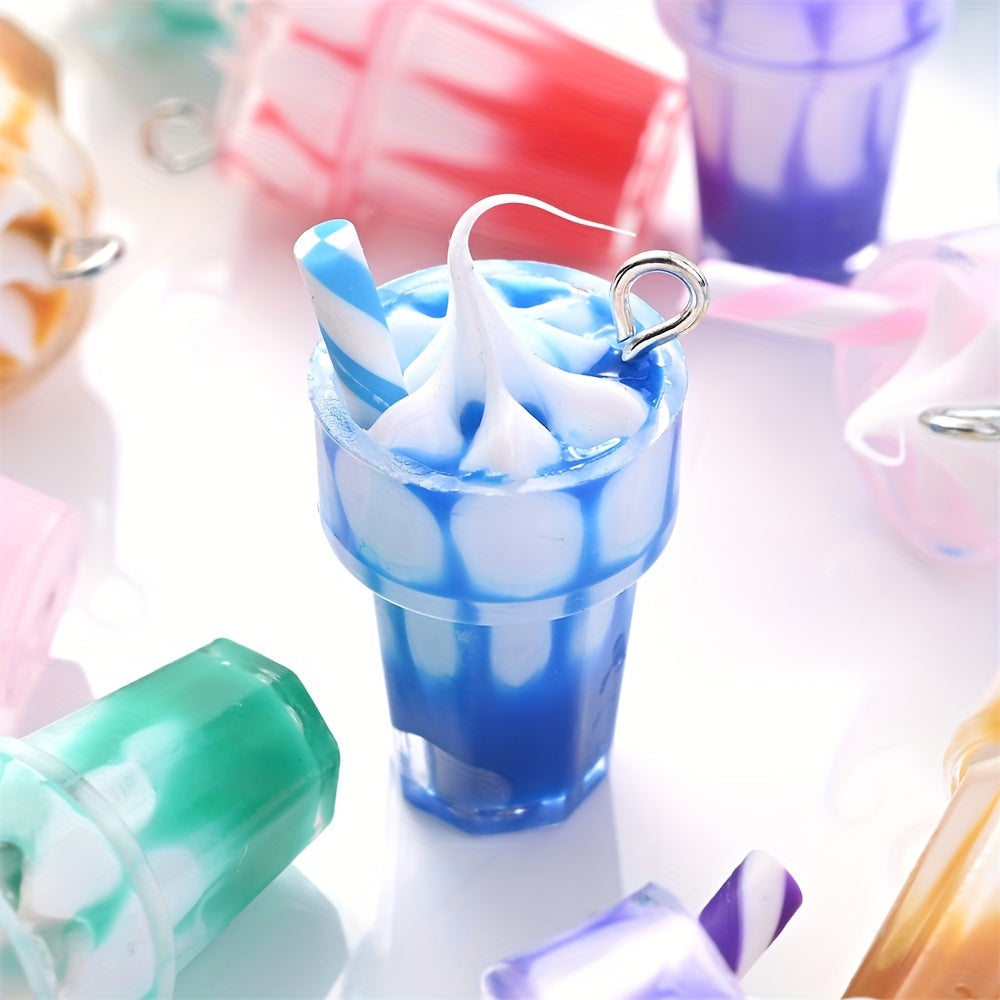 Summer Ice Cream Resin Pendants