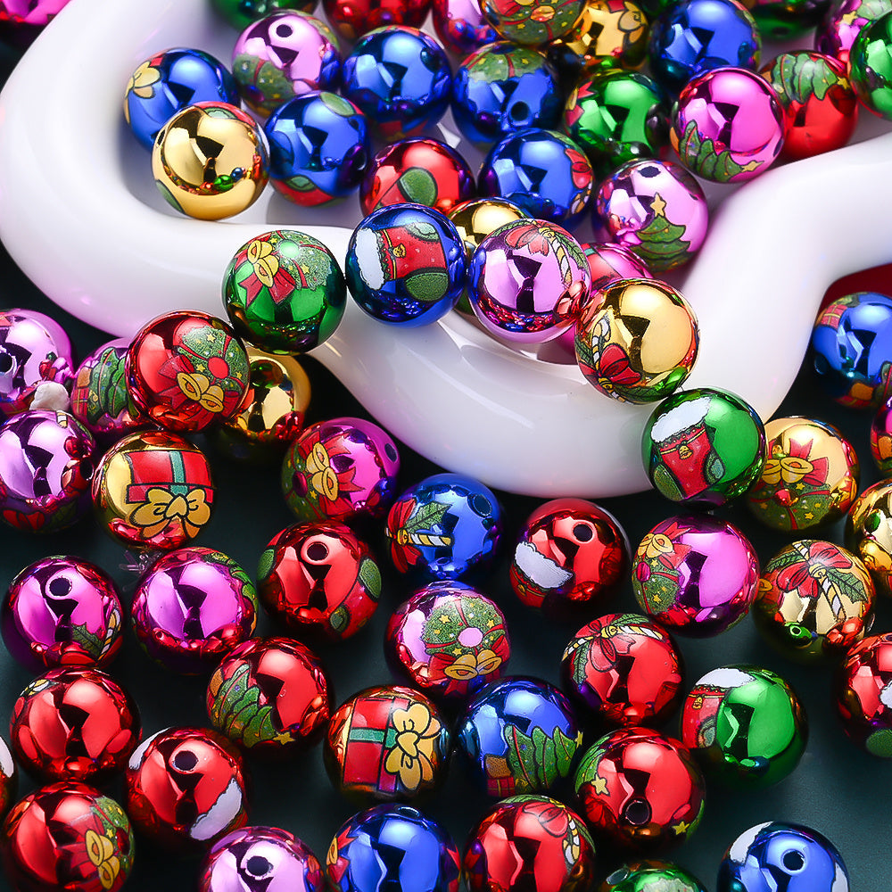 Acrylic Christmas Gift Box & Bell Beads