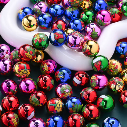 Acrylic Christmas Gift Box & Bell Beads