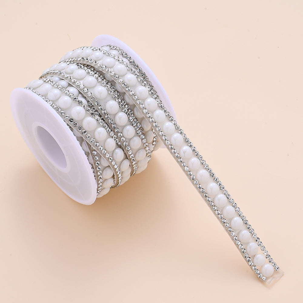 Ceramic Self-Adhesive Rhinestone Sticker Roll