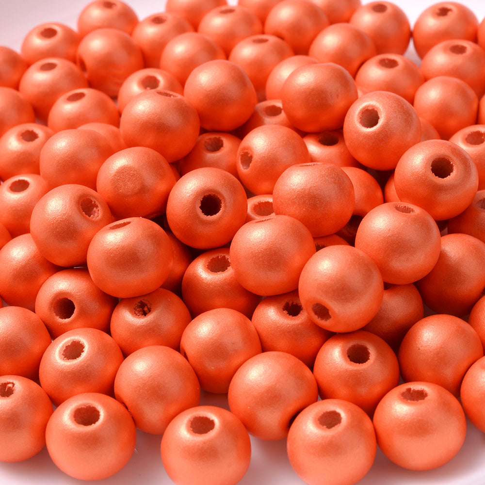 Natural Wooden & Pearl Bead Set