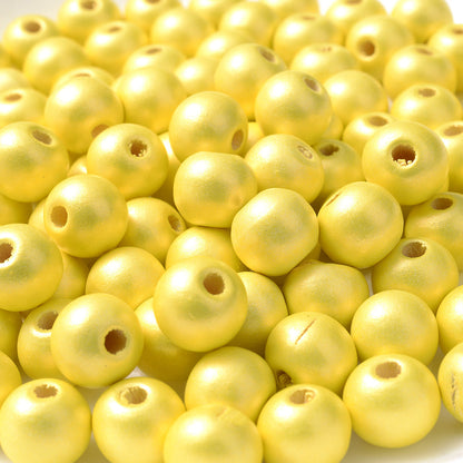 Natural Wooden & Pearl Bead Set